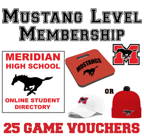 Athletic Boosters Assoc Membership — Mustang Level